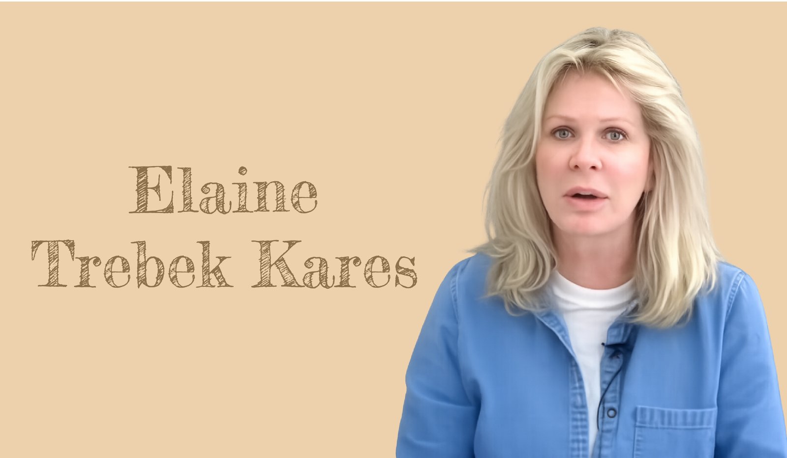 Elaine Trebek Kares